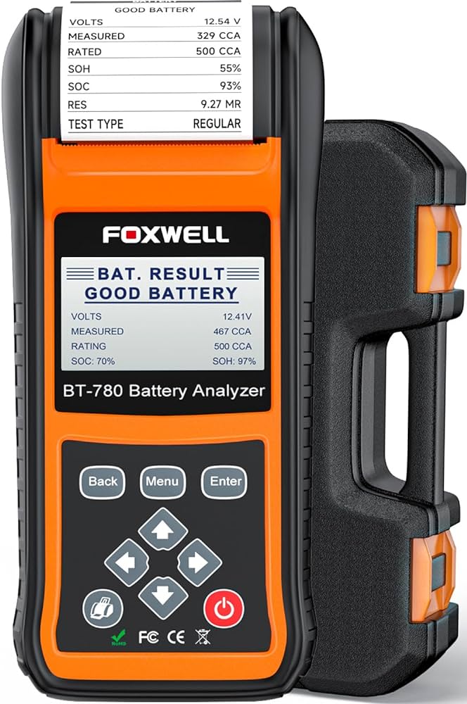 Battery analyzer with a printer, BT780, FOXWELL