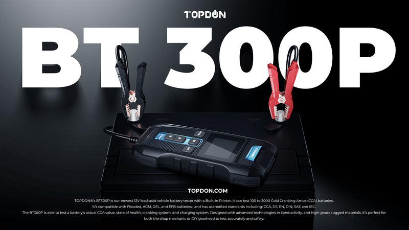 BT300P Battery Tester TOPDON